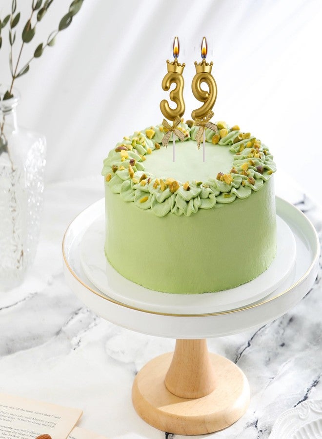 AOOLADA 39th 93rd Birthday Candles, Gold 93 39 Year Old Cake Topper Number Birthday Candles, Birthday Party Decorations Gifts for Women Men - Image 3